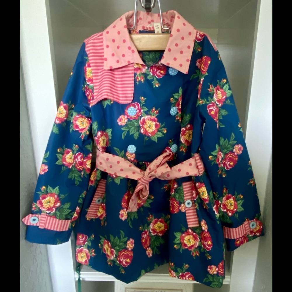 Matilda Jane Floral Raincoat Size 6